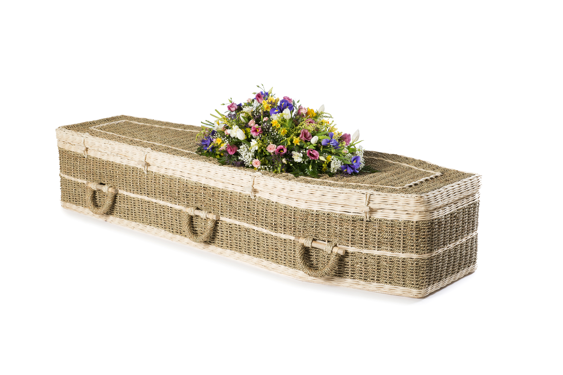 Traditional Pandanus coffin